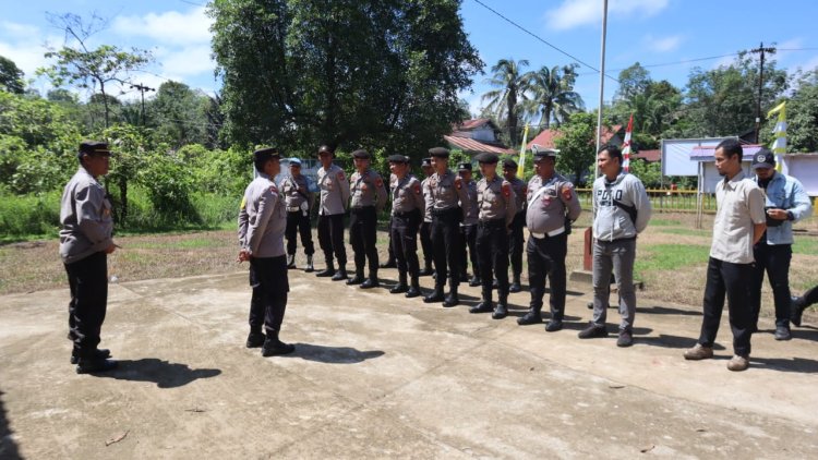 Polres Kapuas Hulu Pastikan Pengamanan Kampanye Paslon Bupati Berjalan Aman dan Terkendali