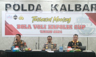 Panitia Bola Voli Kapolri Cup 2024 Gelar Technical Meeting