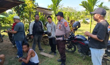 Polres Melawi Laksanakan Pengamanan Kampanye Pasangan Calon Bupati dan Wakil Bupati