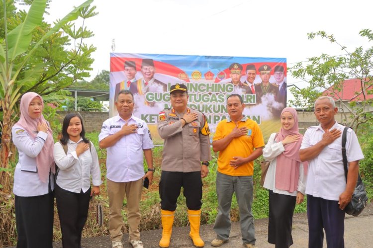 Polres Sintang Launching Gugus Tugas Polri Dukung Asta Cita Program Ketahanan Pangan