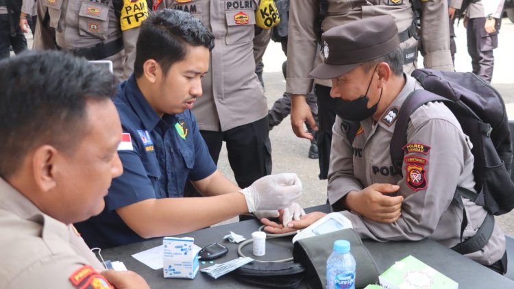 Polres Sekadau Gelar Apel Pergeseran Pasukan Amankan Pemungutan Suara Pilkada 2024