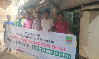 Warga Penerima Rutisae Ucapkan Terimakasih Kepada Baznas Kabupaten Bekasi 