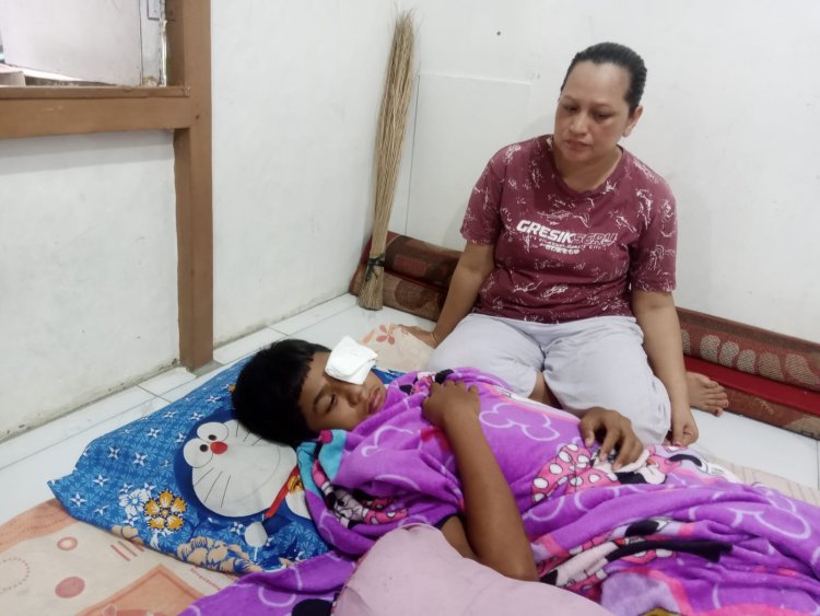 AWII Kalbar dan Pemkab Kubu Raya Peduli Noval yang Butuh Operasi