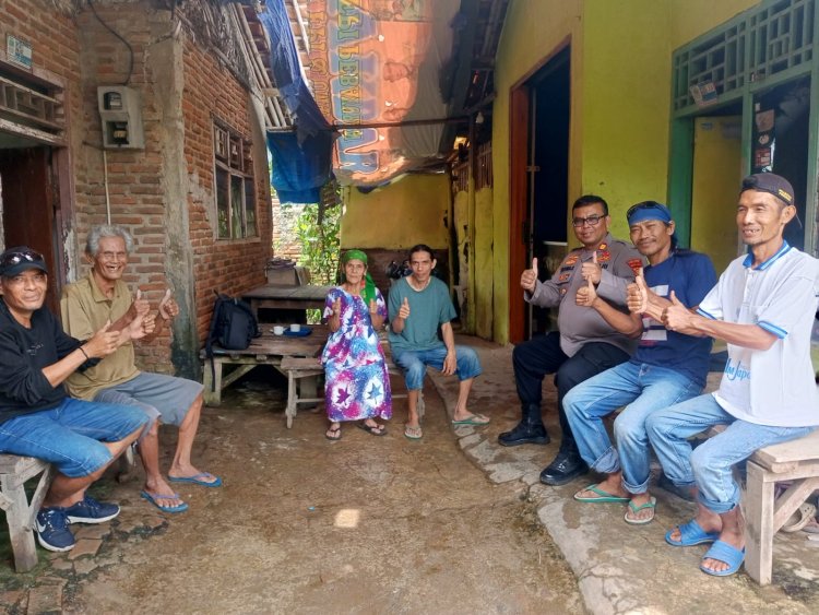 Dalam Memperkuat Hubungan Baik Dengan Masyarakat Kapolsek Pebayuran Melaksanakan Sapa Warga 