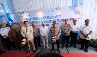 Dukung Program Pemerintah Kapolri Canangkan 100.000 Rumah Subsidi bagi Personel Polri