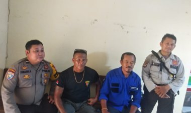 Jaga Keamanan Kebun, Bhabinkamtibmas Polsek Sebangki Himbau Satpam PT. ANI Tingkatkan Patroli