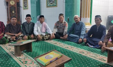 Lakukan Silaturahmi dengan Tokoh Agama dan Masyarakat guna Ciptakan Sitkamtibmas Kondusif di Bulan Ramadan. 