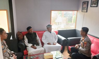 Wujudkan Kerukunan, Kapolsek Sungai Raya Jalin Silaturahmi dengan Tokoh Agama