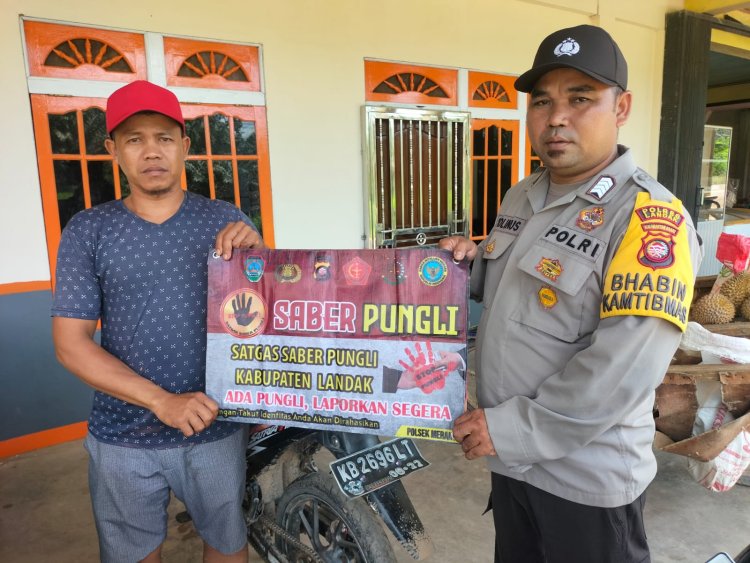Polsek Meranti Beri Himbauan Stop Pungli