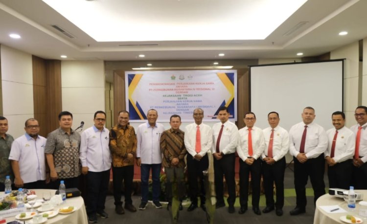 PTPN 1 Reg 1 Dan PTPN IV Reg VI Bangun Kerjasama Pengamanan Aset Negara dengan Kajaksaan Tinggi Aceh