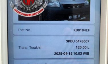 Ketua JMI Melawi sarankan pemilik Barcode my Pertamina Yang di rugikan Buat Laporan Resmi