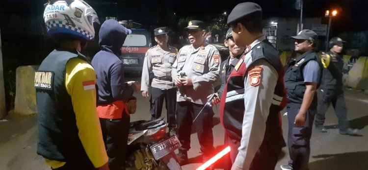 Dalam Rangka OPS Berantas Jaya-2025, Kapolsek Serang Baru Gelar Operasi Kehajatan Jalanan