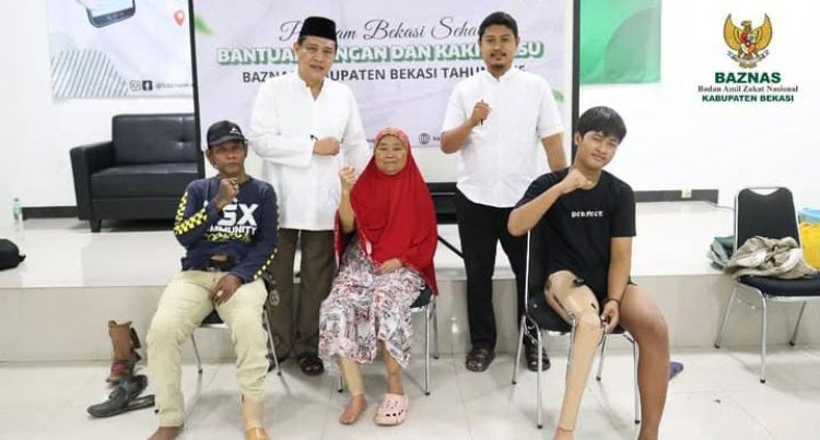 Langkah Baru untuk Harapan Baru Bantuan Kaki Palsu dari BAZNAS Kabupaten Bekasi