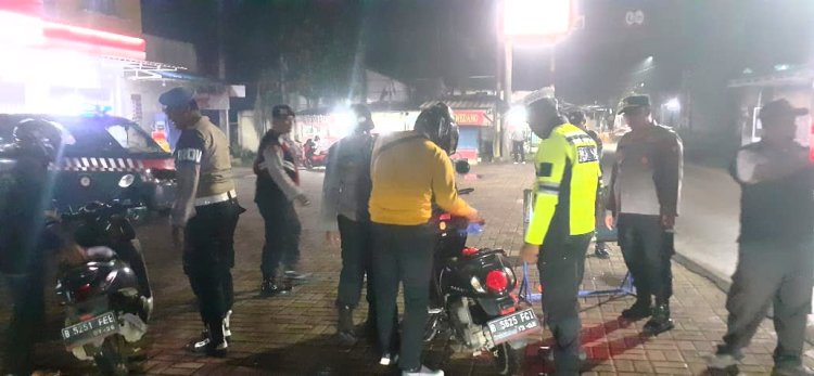 Kapolsek Serang Baru Gelar Oprasi Kejahatan Jalanan,Cegah Gangguan Kamtibmas