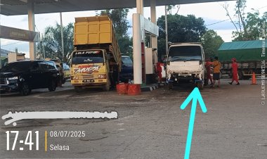 SPBU Panca Roba Diduga Tak Transparan, Awak Media Dihadang, Sopir Soroti Dugaan Permainan Solar Subsidi