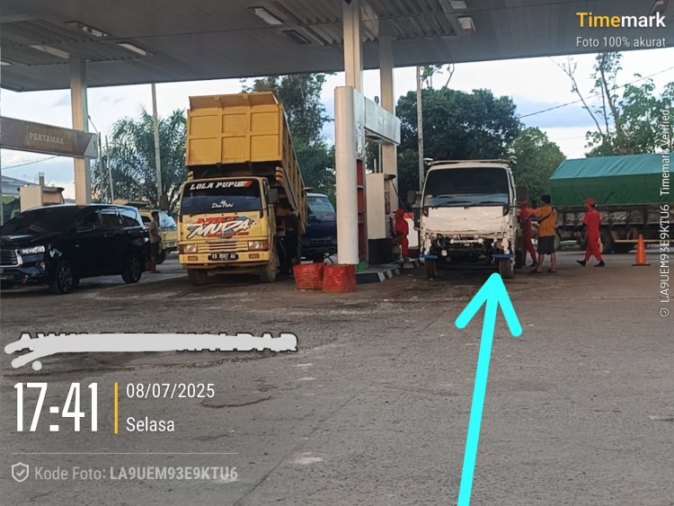 SPBU Panca Roba Diduga Tak Transparan, Awak Media Dihadang, Sopir Soroti Dugaan Permainan Solar Subsidi