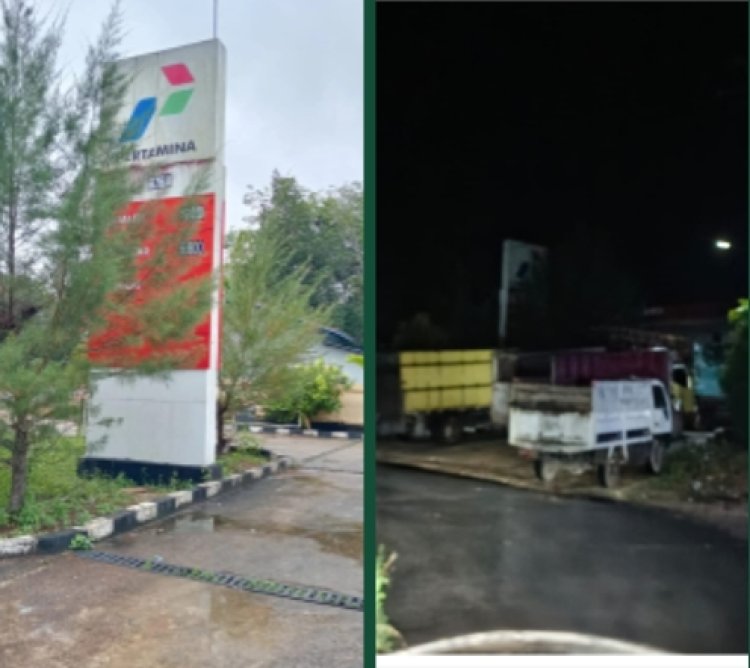 Terbongkar! Diduga SPBU Sayan “Main Malam”, Solar Subsidi Disalurkan Diam-Diam ke Truk