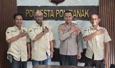 Perbakin Kota Pontianak Audiensi dengan Kapolresta, Perkuat Sinergi Pembinaan Atlet Menembak