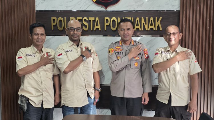 Perbakin Kota Pontianak Audiensi dengan Kapolresta, Perkuat Sinergi Pembinaan Atlet Menembak