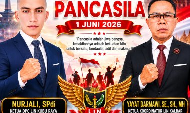 Ketua DPC LIN Kubu Raya Bersama Anggota dan Koordinator LIN Kalimantan Barat Tegaskan Komitmen Menjaga Persatuan Bangsa pada Hari Lahir Pancasila 2026