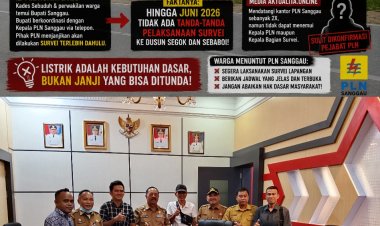 Janji Survei Tak Kunjung Ditepati, PLN Sanggau Dinilai Abaikan Kebutuhan Dasar Warga Dua Dusun di Sebuduh