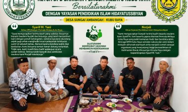 Perkuat Ukhuwah Islamiyah, Ketua DPD BPM Kubu Raya Bersilaturahmi dengan Yayasan Pendidikan Islam Hidayatussibyan