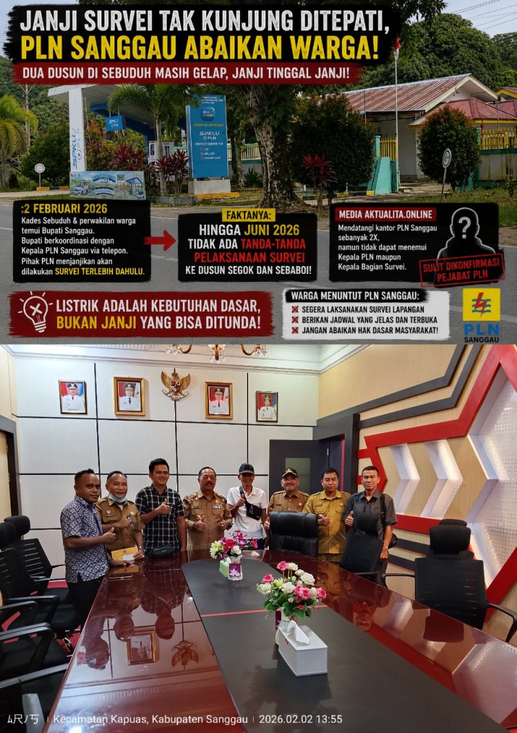 Janji Survei Tak Kunjung Ditepati, PLN Sanggau Dinilai Abaikan Kebutuhan Dasar Warga Dua Dusun di Sebuduh